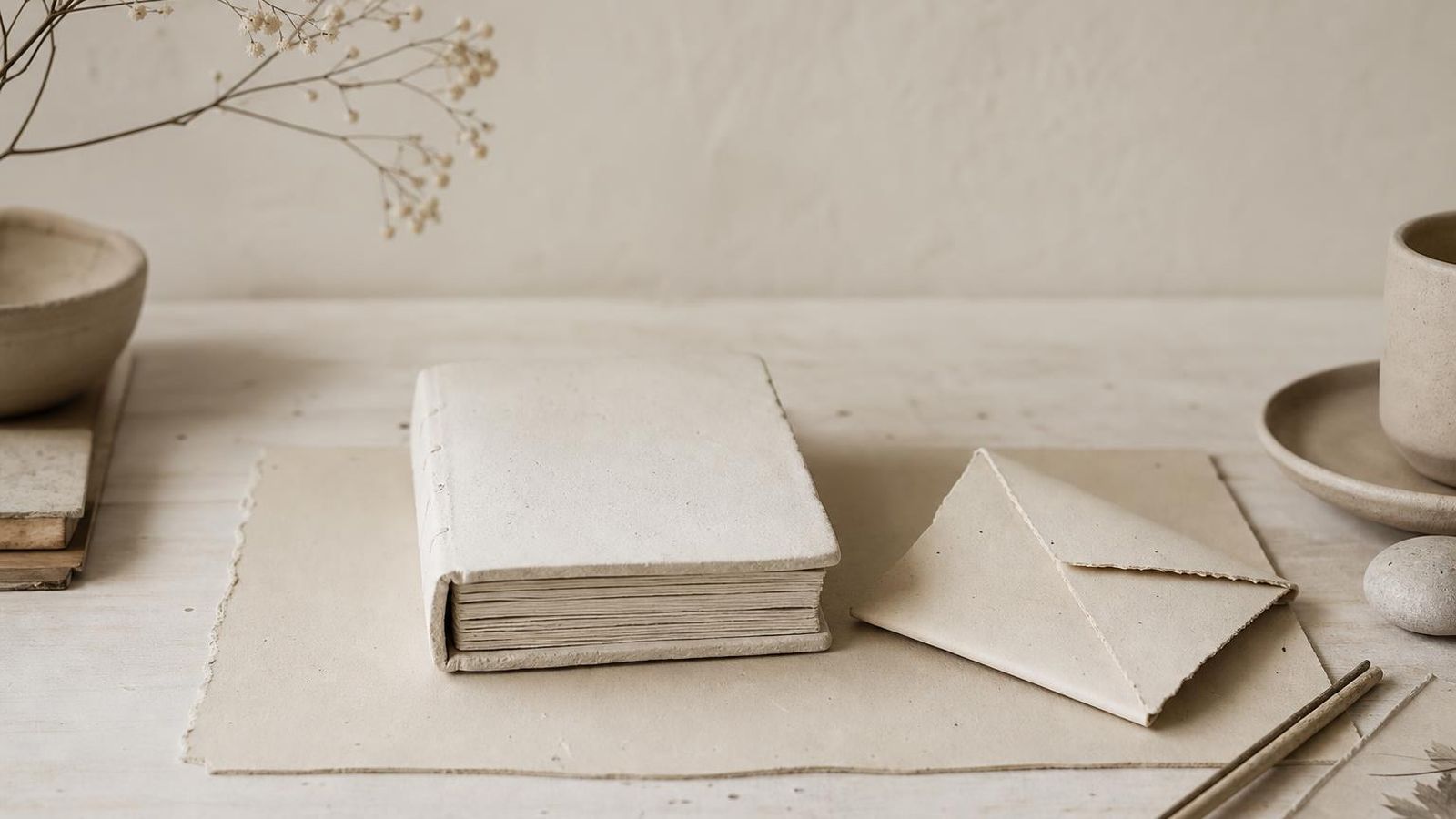 A worn copy of a financial book on a paper-toned desk with reading notes beside it
